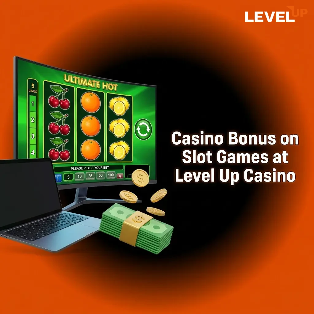 Level Up Casino slot bonus offer: 475% match up to $5,500 AUD plus 250 free spins welcome package